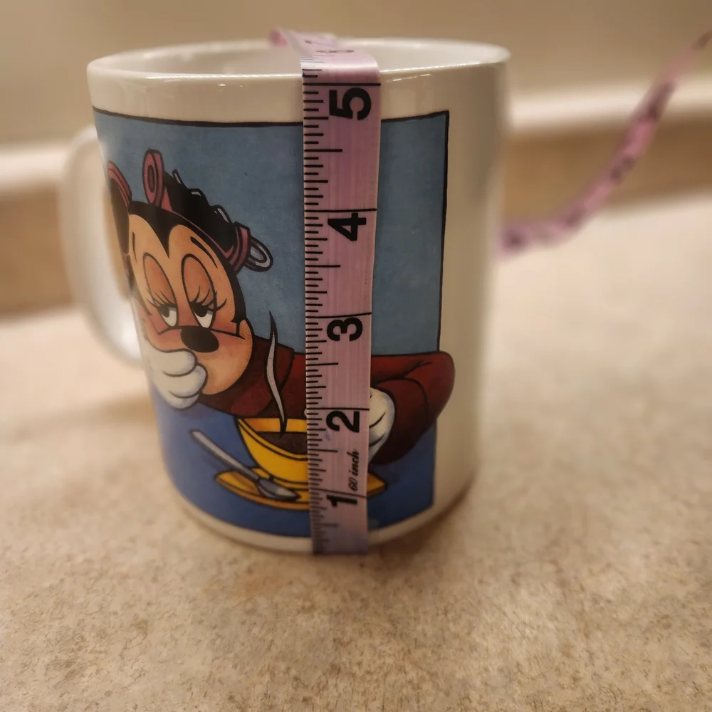 Vintage Minnie Disney White Ceramic Oversized Mug - Picture 7 of 8